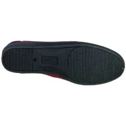 Mirak Ladies Simone Slip On Rose Embroidered Textile Slipper Red