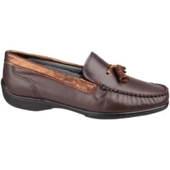 Cotswold Womens/Ladies Biddlestone Leather Slip On Casual Shoes -BreezeSole Shoes Store 20285 37836i