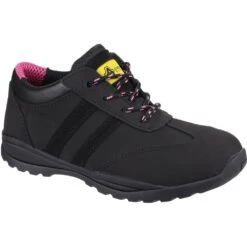 Amblers Safety Womens/Ladies FS706 Sophie S1P SRC Safety Trainers -BreezeSole Shoes Store amb219 black 03