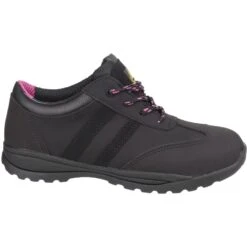 Amblers Safety Womens/Ladies FS706 Sophie S1P SRC Safety Trainers -BreezeSole Shoes Store amb219 black 05