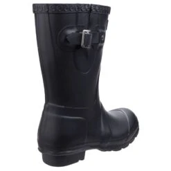 Cotswold Womens/Ladies Windsor Waterproof Calf-Height Wellington Boots -BreezeSole Shoes Store cot543 black 03