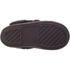 Cotswold Womens/Ladies Lechlade Sheepskin Lined Premium Mule Slippers -BreezeSole Shoes Store cot545 brown 07