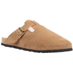 Cotswold Womens Ruspidge Sheepskin Mule Slip On Slippers
