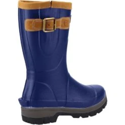 Cotswold Womens Stratus Premium Rubber Wellington Boots -BreezeSole Shoes Store cot733 navy 03