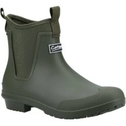 Cotswold Womens Grovsner Waterproof Short Wellingtons -BreezeSole Shoes Store cot740 green 01