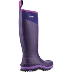 Cotswold Womens Wenworth Pull On Waterproof Wellington Boots -BreezeSole Shoes Store cot759 purple 03