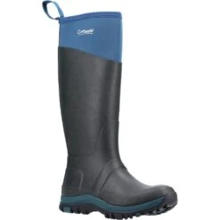 Cotswold Womens Wenworth Pull On Waterproof Wellington Boots -BreezeSole Shoes Store cot759 turqou 01