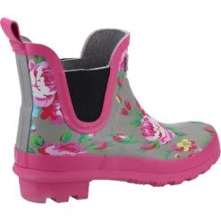Cotswold Womens Blakney Waterproof Ankle Wellington Boots -BreezeSole Shoes Store cot766 floral 04