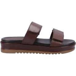 Cotswold Womens Northleach Mule Leather Sandals -BreezeSole Shoes Store cot767 brown 04