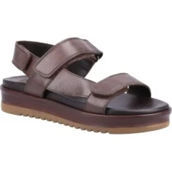 Cotswold Womens Campden Leather Sandals -BreezeSole Shoes Store cot768 brown 01