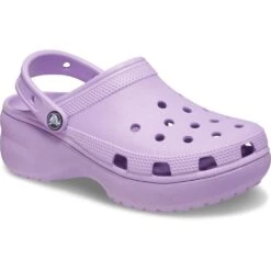 Crocs Womens Classic Platform Breathable Clog Sandals
