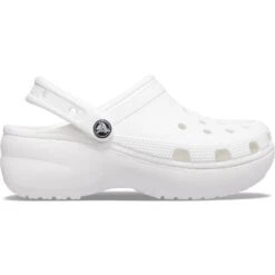 Crocs Womens Classic Platform Breathable Clog Sandals -BreezeSole Shoes Store crc305 white 02