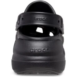 Crocs Womens Classic Crush Breathable Quick Drying Clogs -BreezeSole Shoes Store crc386 black 04
