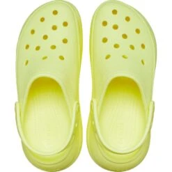 Crocs Womens Classic Crush Breathable Quick Drying Clogs -BreezeSole Shoes Store crc386 sulphr 06