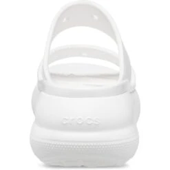 Crocs Womens Classic Crush Wedge Sandals -BreezeSole Shoes Store crc411 white 02