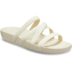 Crocs Womens Splash Z Strappy Sandals -BreezeSole Shoes Store crc413 bone 01 1