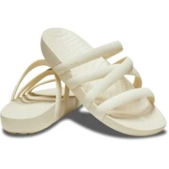 Crocs Womens Splash Z Strappy Sandals -BreezeSole Shoes Store crc413 bone 03 1