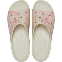 Crocs Womens Classic Platform Sliders 10 Crocs Womens Classic Platform Sliders -BreezeSole Shoes Store crc416 bone 05