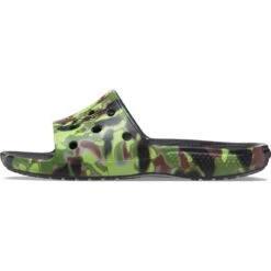 Crocs Mens Spray Lightweight Camo Sliders 11 Crocs Mens Spray Lightweight Camo Sliders -BreezeSole Shoes Store crc419 black 06