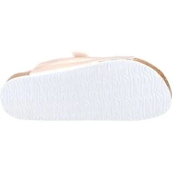 Divaz Womens Ladies Nimes Two Buckle Slider Sandals -BreezeSole Shoes Store div151 rosego 03