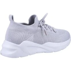 Divaz Womens Daisy Lightweight Knit Trainers -BreezeSole Shoes Store div160 grey 02 1