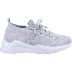 Divaz Womens Daisy Lightweight Knit Trainers -BreezeSole Shoes Store div160 grey 04 1