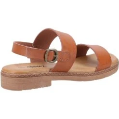 Divaz Womens Mia Vegan Friendly Sandals -BreezeSole Shoes Store div162 tan 02