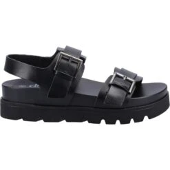 Divaz Womens Saphia Vegan Friendly Sandals -BreezeSole Shoes Store div163 black 04