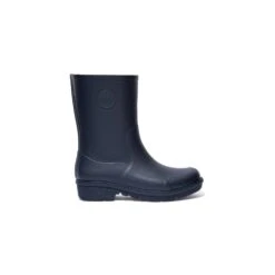 FitFlop Womens Wonderwelly Short Wellington Boots -BreezeSole Shoes Store fit024 navy 04