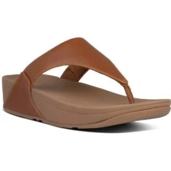 FitFlop Womens Lulu Leather Toe Post Flip Flops Sandals