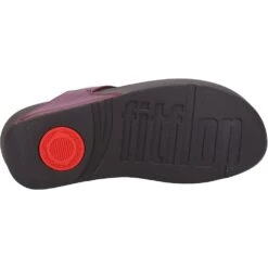 FitFlop Womens Lulu Leather Toe Post Flip Flops Sandals -BreezeSole Shoes Store fit030 plummy 03