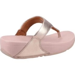 FitFlop Womens Lulu Leather Toe Post Flip Flops Sandals -BreezeSole Shoes Store fit030 rosegd 05