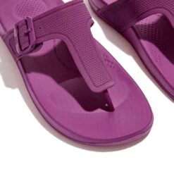 FitFlop Womens IQUSHION Adjustable Buckle Flip Flops -BreezeSole Shoes Store fit043 miamiv 05 1