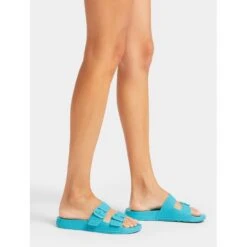 FitFlop Womens IQUSHION Adjustable Buckle Sliders -BreezeSole Shoes Store fit044 tahiti 06