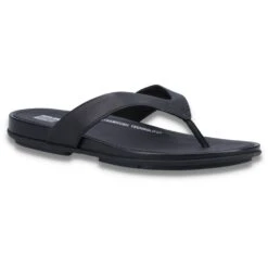FitFlop Womens Gracie Leather Thong Flip Flops