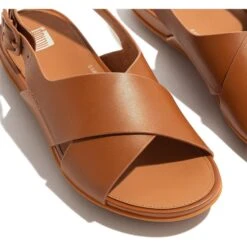 FitFlop Womens Gracie Adjustable Leathers Sandals -BreezeSole Shoes Store fit047 ltan 05