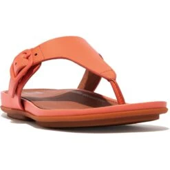 FitFlop Womens Gracie Adjustable Buckle Toe Post Flip Flops -BreezeSole Shoes Store fit048 sunshi 01