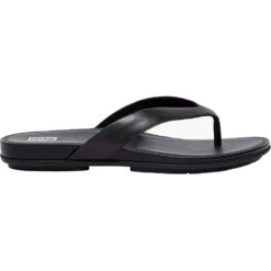 Fitflop Womens Gracie Leather Slip On Flip Flops -BreezeSole Shoes Store fit063 090 03