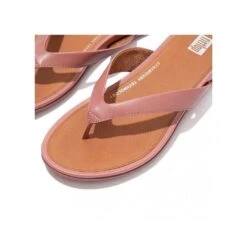 Fitflop Womens Gracie Leather Slip On Flip Flops -BreezeSole Shoes Store fit063 955 03