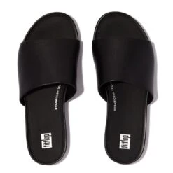 Fitflop Womens Gracie Leather Summer Beach Slides Sliders -BreezeSole Shoes Store fit067 090 04