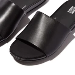 Fitflop Womens Gracie Leather Summer Beach Slides Sliders -BreezeSole Shoes Store fit067 090 05