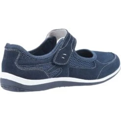 Fleet & Foster Womens Morgan Touch Fastening Mary Jane Shoes -BreezeSole Shoes Store fle111 navy 03