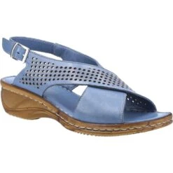 Fleet & Foster Womens Judith Open Toe Leather Sandals