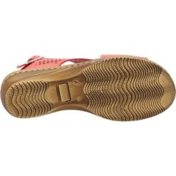 Fleet & Foster Womens Judith Open Toe Leather Sandals -BreezeSole Shoes Store fle122 red 03