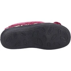 Fleet & Foster Womens Goldfinch Fleece Lined Slippers -BreezeSole Shoes Store fle144 burgun 03
