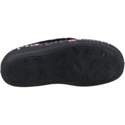 Fleet & Foster Womens Goldfinch Fleece Lined Slippers -BreezeSole Shoes Store fle144 navy 03 1