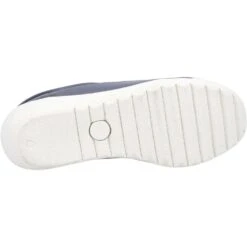 Fleet & Foster Womens Cathy Waterproof Leather Shoes -BreezeSole Shoes Store fle151 navy 03 1