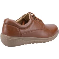 Fleet & Foster Womens Cathy Waterproof Leather Shoes -BreezeSole Shoes Store fle151 tan 02 1
