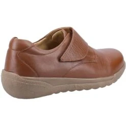 Fleet & Foster Womens Elaine Waterproof Leather Shoes -BreezeSole Shoes Store fle153 tan 02