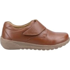 Fleet & Foster Womens Elaine Waterproof Leather Shoes -BreezeSole Shoes Store fle153 tan 04